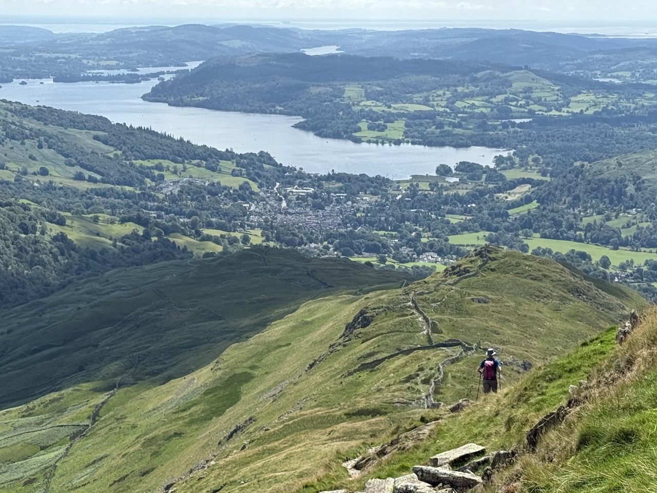 The Fairfield range above Ambleside