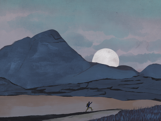 I ran 5,000 miles round Britain with £1,000, a tent and a bottle of aftershave